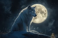 Luna Llena de Lobo en Enero